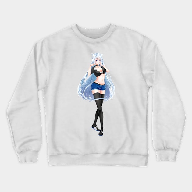 Darksabre Pin-up Crewneck Sweatshirt by Darksabre